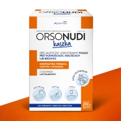 Zdjęcie produktu - #4 OrsoNudi Kaszka, 5 sasz. x 40 g - do postępowania dietetycznego podczas wymiot&oacute;w, nudności lub biegunki