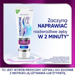 #9 – Sensodyne Clinical Repair Active White Pasta do zęb&oacute;w z aktywnym wybielaniem, 75 ml
