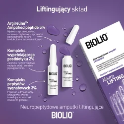 #4 – BIOLIQ Ampułki liftingujące do twarzy szyi i dekoltu, 7 x 1,5 ml