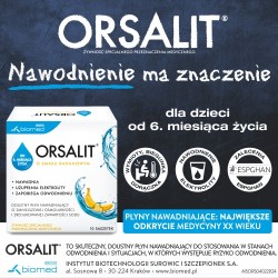 Zdjęcie produktu - #0 ORSALIT smak bananowy, 10 saszetek