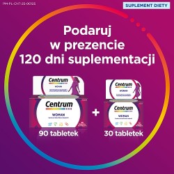 Zdjęcie produktu - #0 Centrum Woman Zestaw, 120 tabl. - witaminy dla kobiet