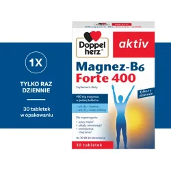 #1 – Doppelherz aktiv Magnez-B6 Forte, 30 tabl. - wsoka zawartość magnezu