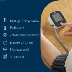 Zdjęcie produktu - #4 Omron M2+ Connect Ciśnieniomierz naramienny HEM-7188T1-LE