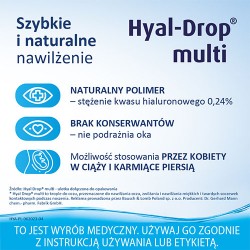 Zdjęcie produktu - #3 HYAL DROP Multi krople do oczu, 10 ml - na zesp&oacute;ł suchego oka