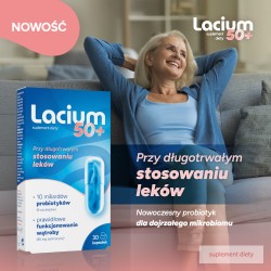 Zdjęcie produktu - #0 Lacium 50+, 30 kaps.