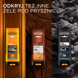 Zdjęcie produktu - #1 L'Or&eacute;al Men Expert Barber Club 3w1 Żel do mycia ciała włos&oacute;w i brody dla mężczyzn, 400 ml