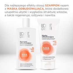 #3 – Idee Derm Szampon odbudowujący do włos&oacute;w zniszczonych, łamliwych i wysokoporowatych, 300 ml