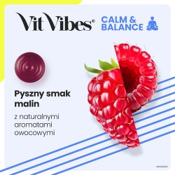 Zdjęcie produktu - #4 Vit Vibes Calm & Balance żelki smak malinowy, 60 szt.