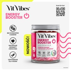 Zdjęcie produktu - #5 Vit Vibes Energy Booster żelki smak truskawkowy, 60 szt.