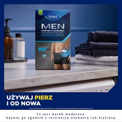 Zdjęcie produktu - #6 Tena Men Protective Boxer Wielorazowe bokserki ochronne dla mężczyzn M, 1 szt.