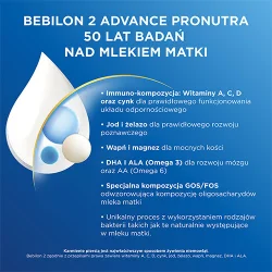 Miniaturka artykułu - #1 Bebilon Pronutra Advance 2 Mleko następne po 6. miesiącu, 550 g