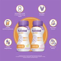 Miniaturka artykułu - #1 Nutridrink Juice Style smak orzeźwiającej maliny, 4 x 200 ml