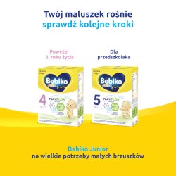 Zdjęcie produktu - #3 Bebiko Junior 3 NutriFlor Expert Odżywcza formuła na bazie mleka dla małych dzieci powyżej 1. roku życia, 550 g