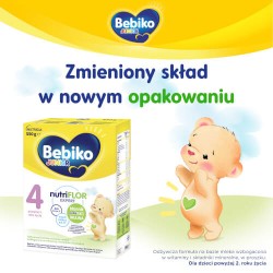 Zdjęcie produktu - #0 Bebiko Junior 4 NutriFlor Expert Odżywcza formuła na bazie mleka dla małych dzieci powyżej 2. roku życia, 550 g