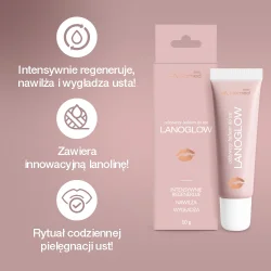 Miniaturka artykułu - #0 LanoGlow Odżywczy balsam do ust z lanoliną, 10 g