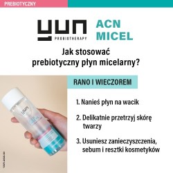 Zdjęcie produktu - #2 YUN ACN MICEL Prebiotyczny płyn micelarny, 200 ml