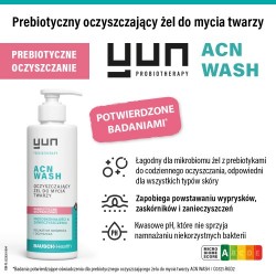Zdjęcie produktu - #0 YUN ACN WASH Prebiotyczny oczyszczający żel do mycia twarzy, 150 ml