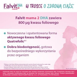 Zdjęcie produktu - #5 Falvit Mama 2 DHA, 30 kaps. - witaminy dla kobiet w ciąży i karmiących piersią