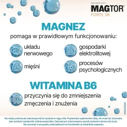 #4 – Magtor Forte SR, 60 tabl. - suplement diety z magnezem i witaminą B6