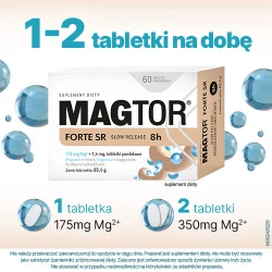 #5 – Magtor Forte SR, 60 tabl. - suplement diety z magnezem i witaminą B6