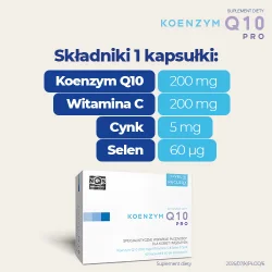 #3 – Koenzym Q10 Pro, 60 kaps. - suplement diety z koenzymem Q10, cynkiem i selenem