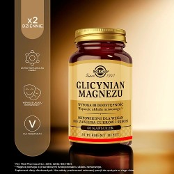 #0 – Solgar Glicynian magnezu, 60 kaps.