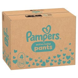 Zdjęcie produktu - #0 Pampers Active Baby Pants 4 Pieluchomajtki dla dzieci, 156 szt.