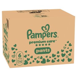 Zdjęcie produktu - #0 Pampers Premium Care Pants 6 Pieluchomajtki dla dzieci, 72 szt.