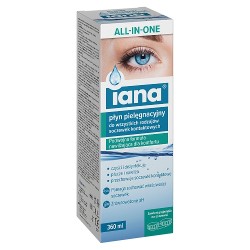 Zdjęcie produktu - #0 Iana All In One Płyn pielęgnacyjny do wszystkich rodzaj&oacute;w soczewek kontaktowych, 360 ml