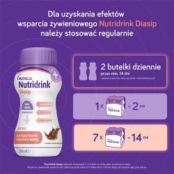 #4 – Nutridrink Diasip o smaku czekoladowym, 4 x 200 ml