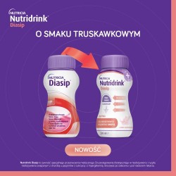 Zdjęcie produktu - #0 Nutridrink Diasip o smaku truskawkowym, 4 x 200 ml