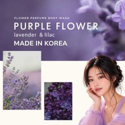 #0 – Aekyung Showermate Purple Flower Perfumowany żel pod prysznic, 1,2 l