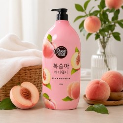 Zdjęcie produktu - #3 Aekyung Showermate Natural Peach Żel pod prysznic, 1,2 l