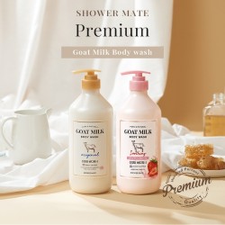 Zdjęcie produktu - #4 Aekyung Shower Mate Goat Milk Strawberry Żel pod prysznic, 800 ml