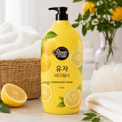 Zdjęcie produktu - #3 Aekyung Showermate Natural Citron Żel pod prysznic, 1,2 l