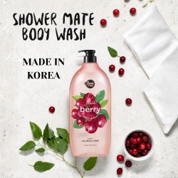 Zdjęcie produktu - #1 Aekyung Showermate Natural Cranberry Żel pod prysznic, 1,2 l