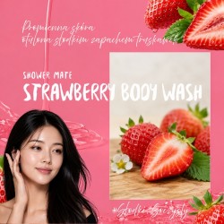 Zdjęcie produktu - #0 Aekyung Showermate Natural Strawberry Żel pod prysznic, 1,2 l