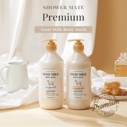 #1 – Aekyung Showermate Goat Milk Manuka Honey Żel pod prysznic, 800 ml