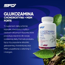 Zdjęcie produktu - #4 SFD Glukozamina Chondroityna MSM Forte, 120 kaps.