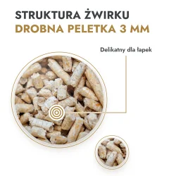 Miniaturka artykułu - #0 AnimaxKot Golden Line Żwirek zbrylający pałeczki 3 mm, 7 l