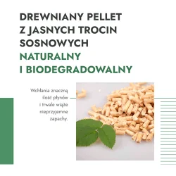 Miniaturka artykułu - #1 AnimaxKot Doran Gold Żwirek Drewniany 6mm, 15 kg