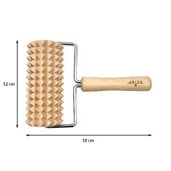 Zdjęcie produktu - #1 Akito Duży drewniany masażer z rączką roller antycellulitowy, 1szt.
