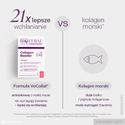 #2 – Biotebal Hair & Skin Collagen Booster o smaku liczi, 30 sasz.