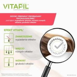 Zdjęcie produktu - #1 VITAPIL z biotyną i bambusem - sk&oacute;ra, włosy, paznokcie, 60 kaps.