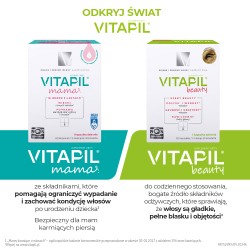 Zdjęcie produktu - #2 VITAPIL z biotyną i bambusem - sk&oacute;ra, włosy, paznokcie, 60 kaps.
