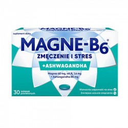 #0 – Magne-B6 Zmęczenie i Stres, 30tabl. - ashwagandha i magnez KR&Oacute;TKA DATA 31.08.2026