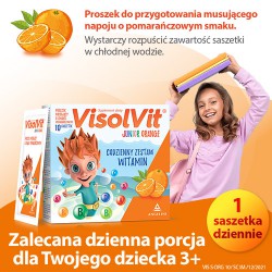Zdjęcie produktu - #4 VISOLVIT ORANGE JUNIOR - 10 saszetek