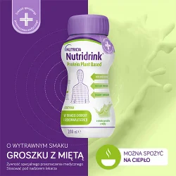 Miniaturka artykułu - #1 Nutridrink Protein Plant Based smak groszek z miętą, 4 x 200 ml