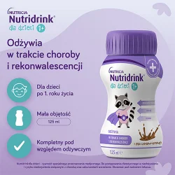 #0 – Nutridrink dla dzieci smak czekoladowo karmelowy, 4 x 125 ml