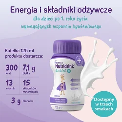 Miniaturka artykułu - #1 Nutridrink dla dzieci smak neutralny, 4 x 125 ml